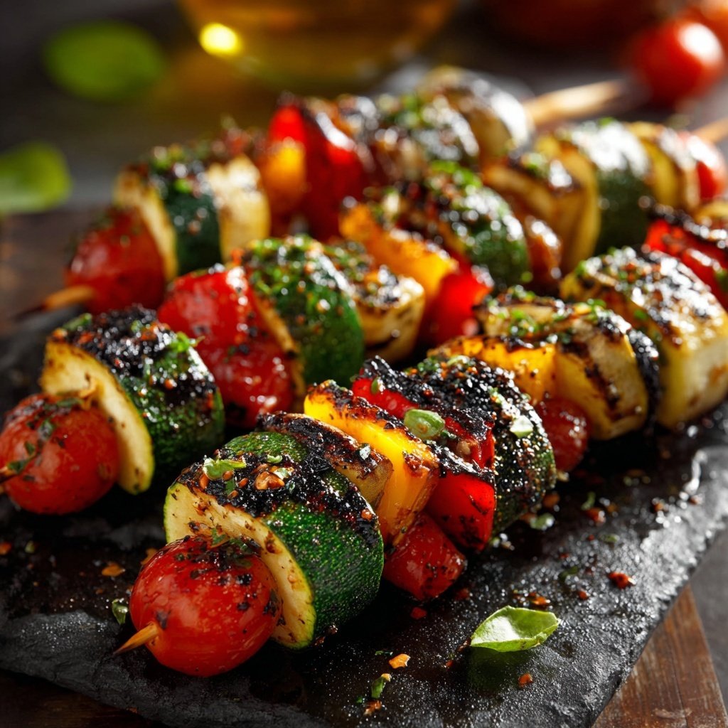 30-Minute Spring Veggie Skewers
