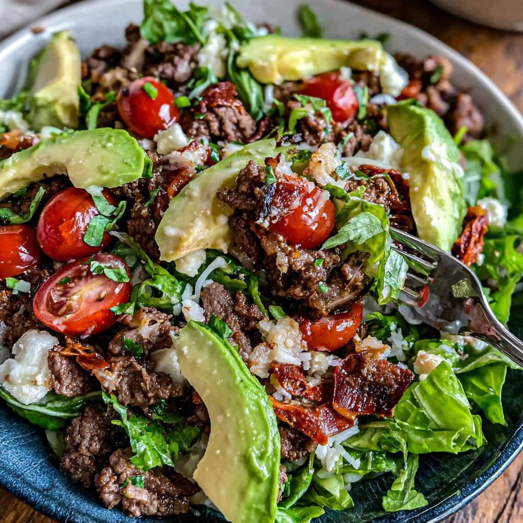 Beef Taco Protein Bowl