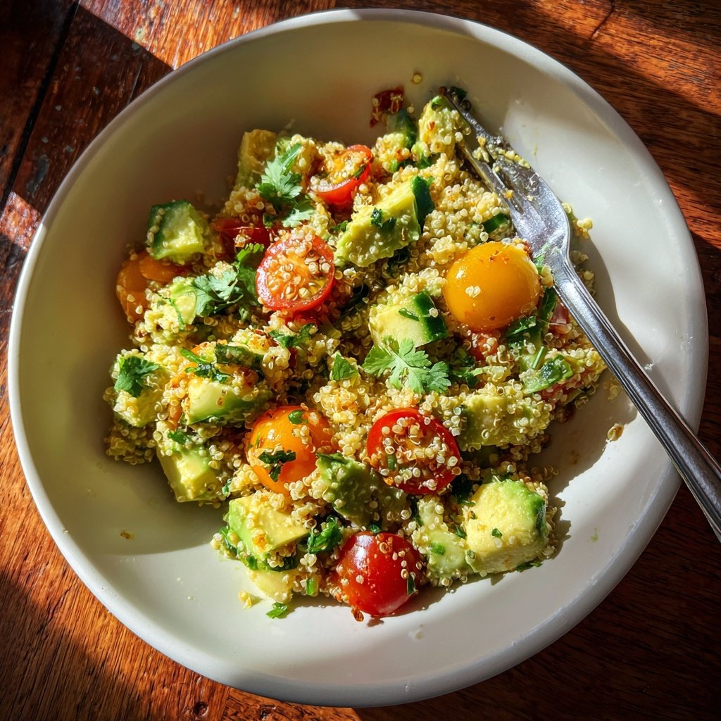 Healthy Avocado Quinoa Salad