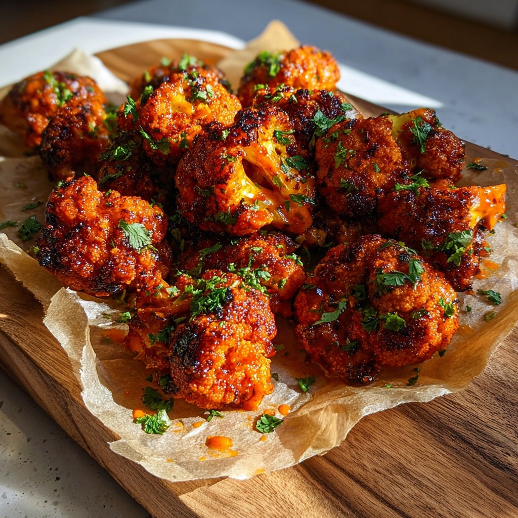 Spicy Cauliflower Wings Delight