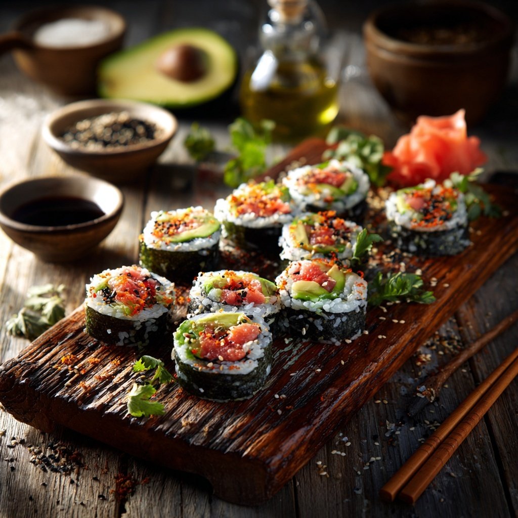 Global Japanese Sushi Rolls